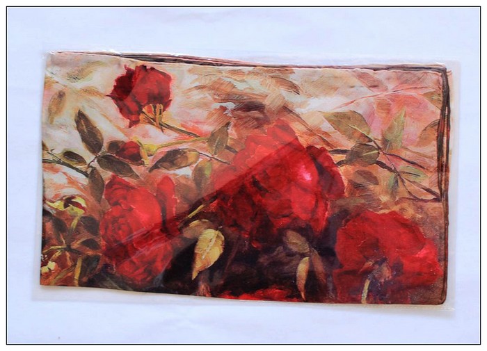 Digital Print Long Silk Scarf 