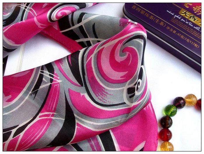 Windspout Small Square Silk Scarf