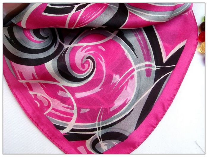 Windspout Small Square Silk Scarf