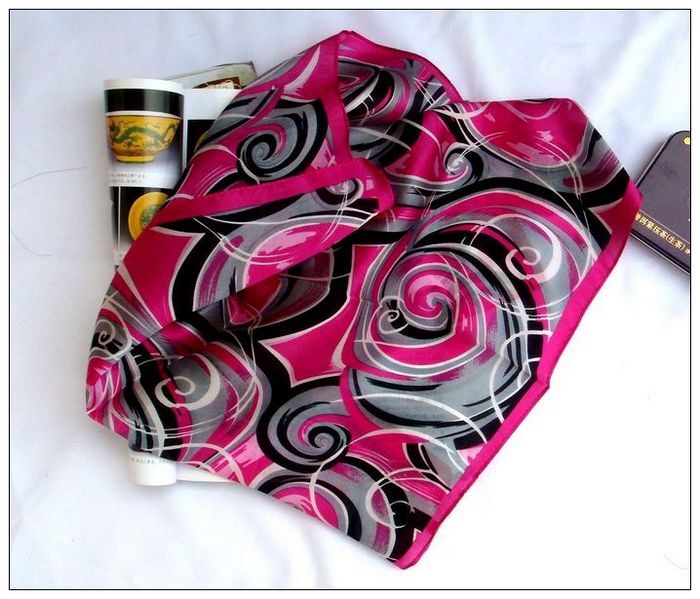 Windspout Small Square Silk Scarf