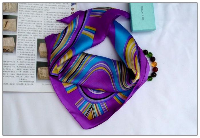 Devise Small Square Silk Scarf