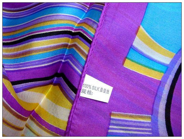 Devise Small Square Silk Scarf