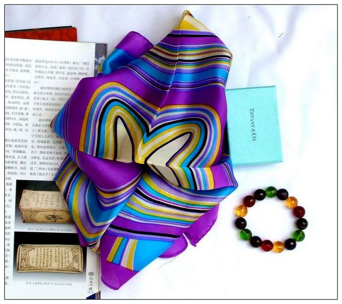 Devise Small Square Silk Scarf