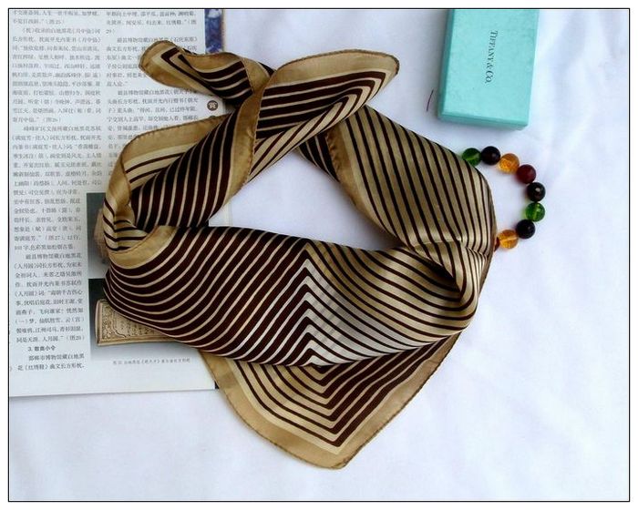 Geometry Small Square Silk Scarf Geometry Small Square Silk Scarf