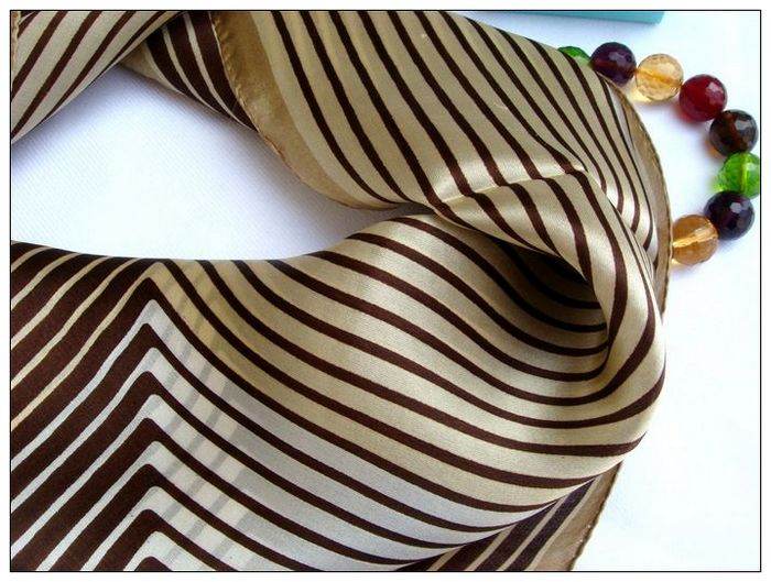 Geometry Small Square Silk Scarf Geometry Small Square Silk Scarf