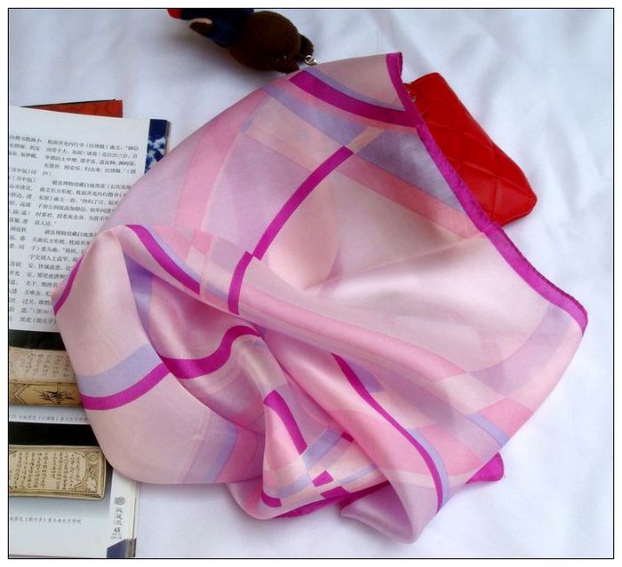 Devise Small Square Silk Scarf 
