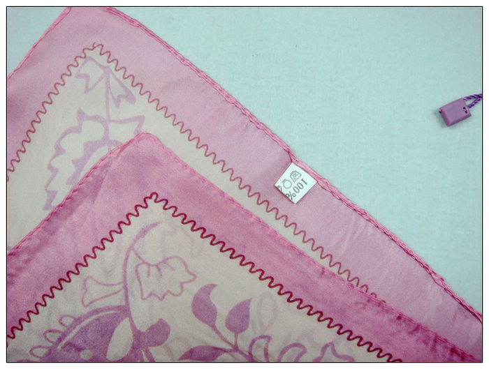 Romantic Small Square Silk Scarf