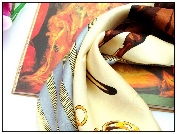 Horse Big Square Silk Scarf 