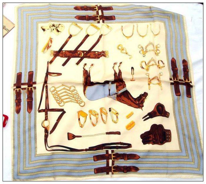 Horse Big Square Silk Scarf 