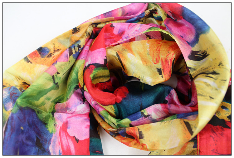 wholesale 100% silk scarves