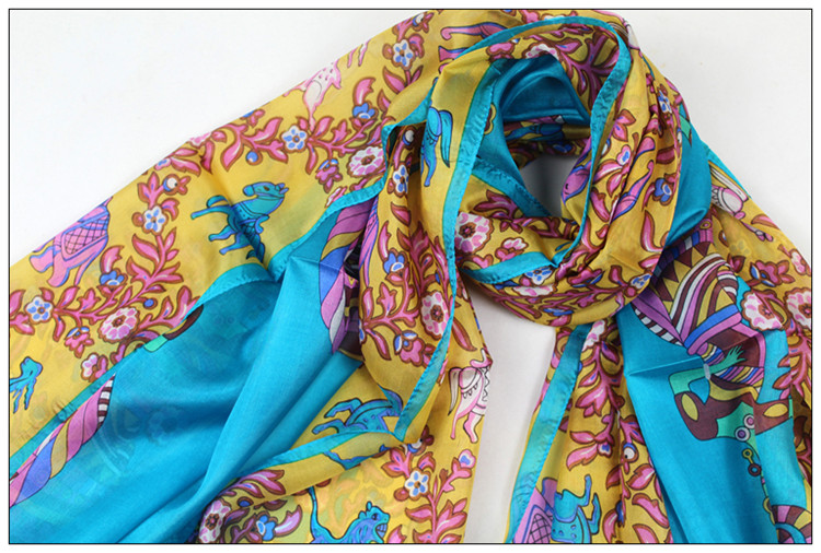 wholesale 100% silk scarves