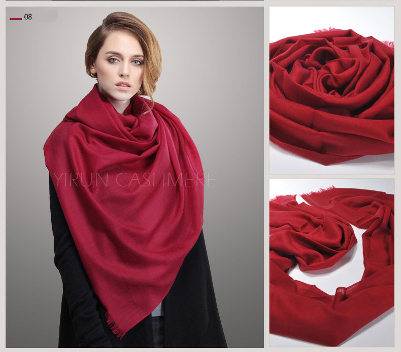 Fine thin 100%Pure wool Scarf-SWW705-1