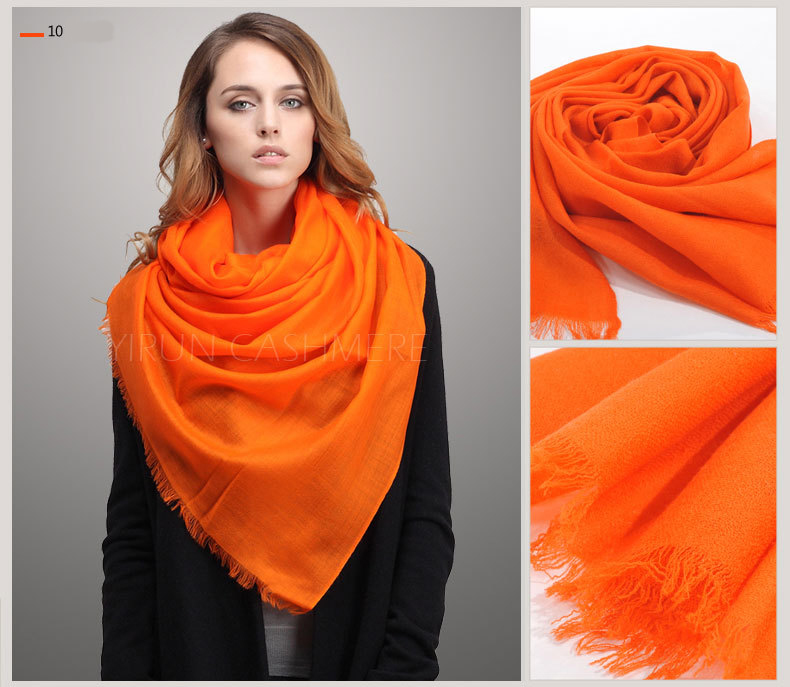 Fine thin 100%Pure wool Scarf-SWW705-1