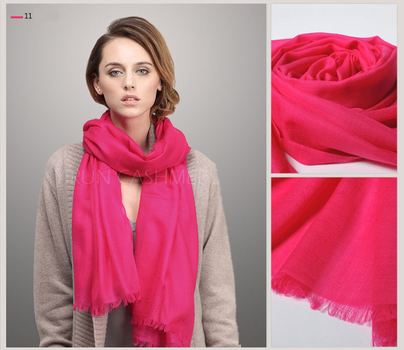 Fine thin 100%Pure wool Scarf-SWW705-1