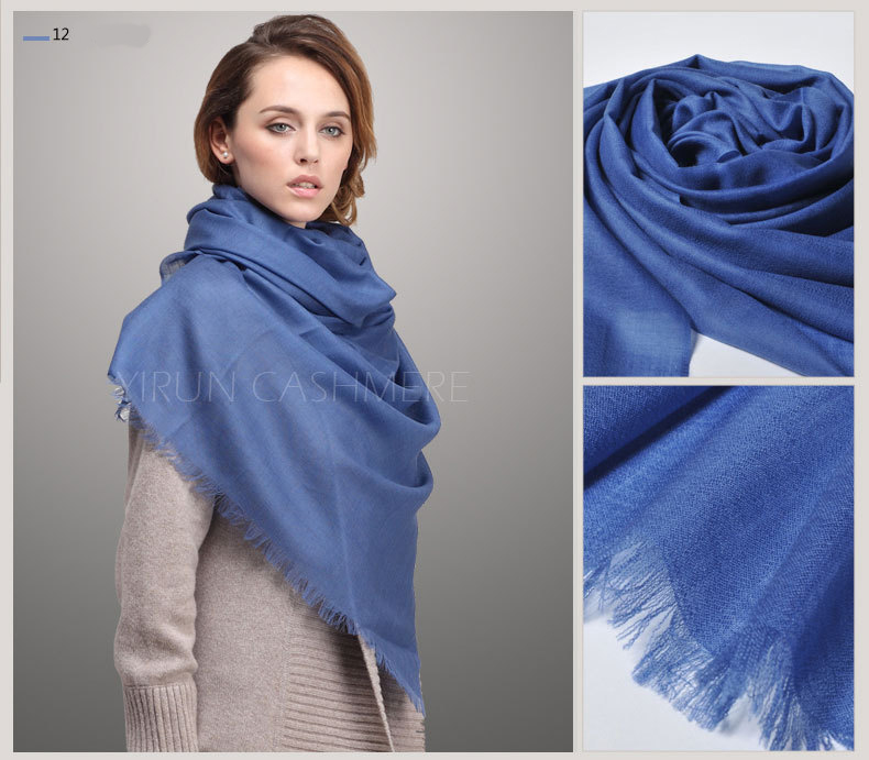 Fine thin 100%Pure wool Scarf-SWW705-1
