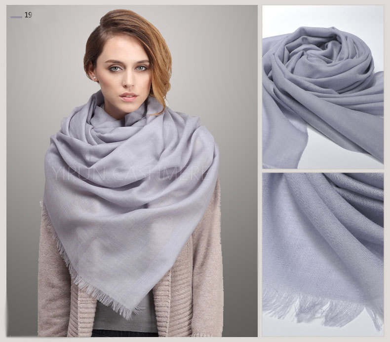 Fine thin 100%Pure wool Scarf-SWW705-1