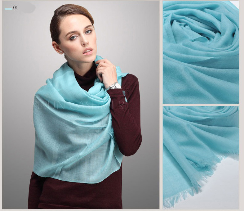 Fine thin 100%Pure wool Scarf-SWW705-1