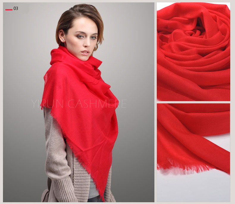 Fine thin 100%Pure wool Scarf-SWW705-1