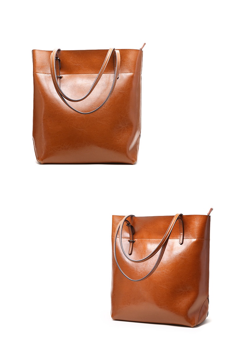wholesale oil wax genuine leather handbags