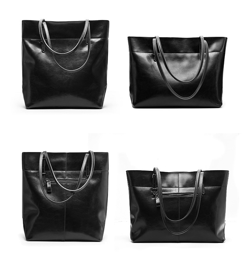 wholesale oil wax genuine leather handbags