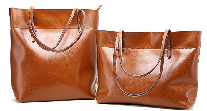wholesale oil wax genuine leather handbags