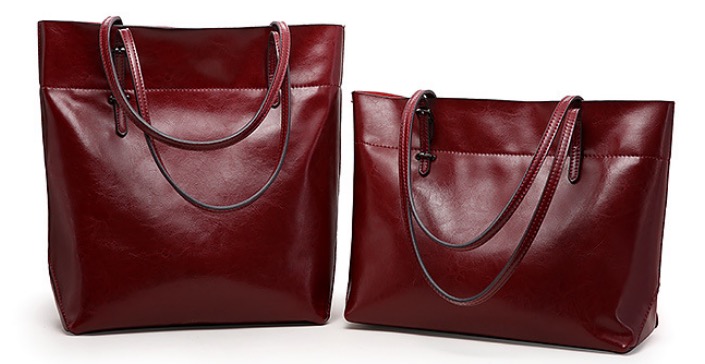 wholesale oil wax genuine leather handbags