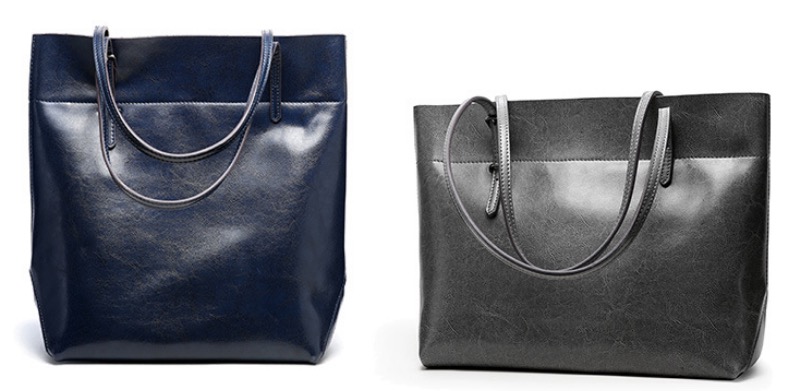 wholesale oil wax genuine leather handbags