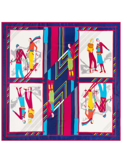 Mirror Fashion Paris Woman-05ff51 Twill Silk & Polyester 130*130 Scarf Kerchief