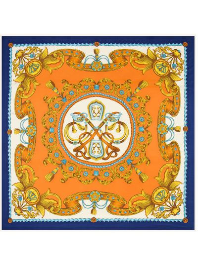 Thread Metal-sdf31 Twill Silk & Polyester 130*130 Scarf Kerchief
