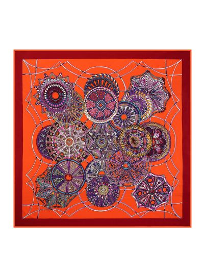 Welkin Fashion-06241 Twill Silk & Polyester 130*130 Scarf Kerchief