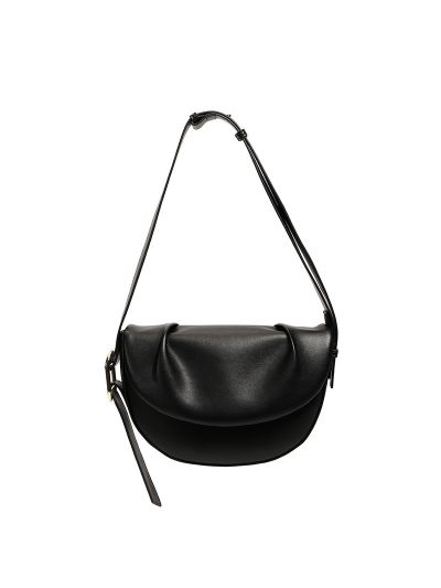Folds Fashion Genuine Leather Lady Flap Bag Cross Body Bag