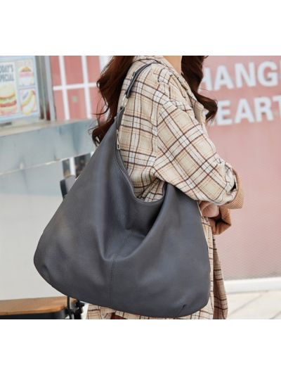Retro Classic Soft Faux Leather PU Shoulder Bag Hobo