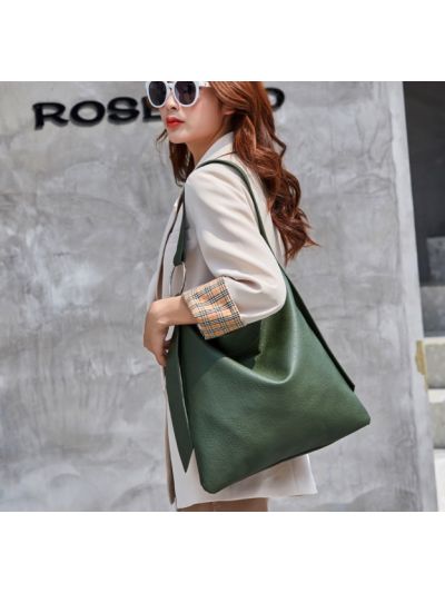 Classic Soft Faux Leather PU Shoulder Bag Hobo