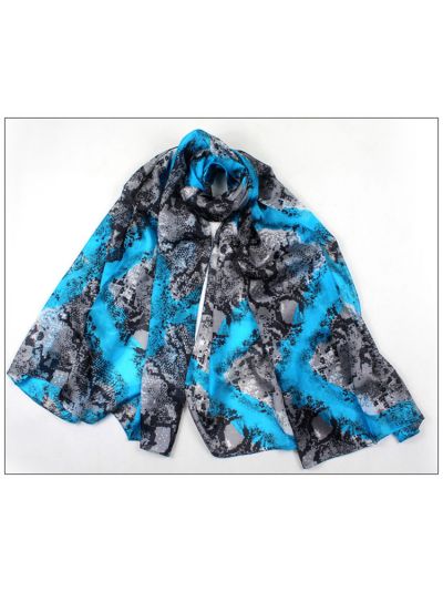 Snake 100% Pure Silk Scarves Shawl-86035