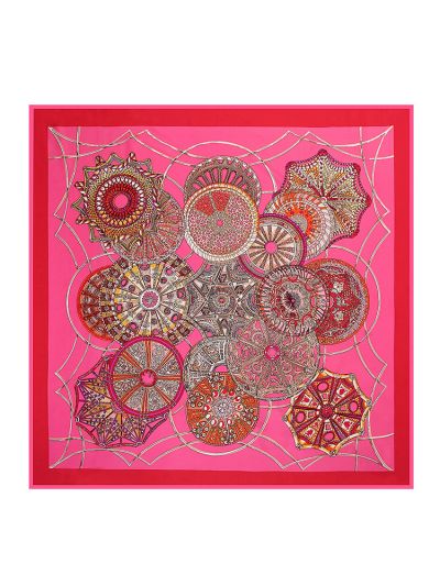 Welkin Fashion-06242 Twill Silk & Polyester 130*130 Scarf Kerchief