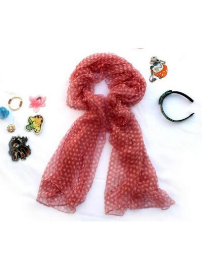 Dot-Q332006 Silk Scarf