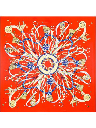 Life True Meaning-0543 Twill Silk & Polyester 100*100 Scarf Kerchief