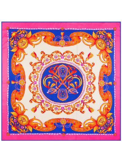 Thread Metal-sdf33 Twill Silk & Polyester 130*130 Scarf Kerchief