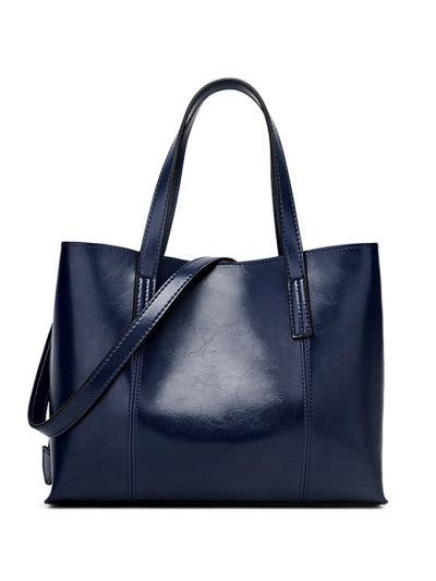 Minimalism Large Faux Leather PU Tote