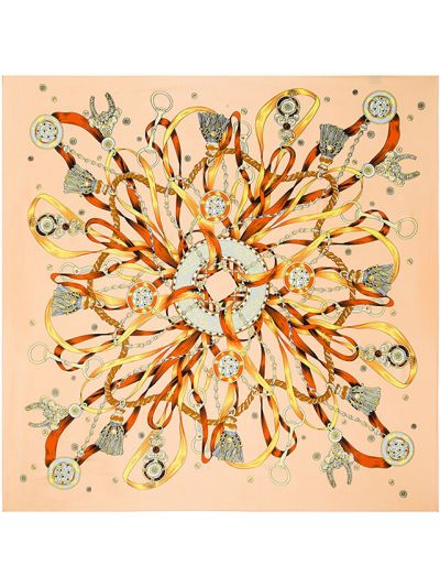 Life True Meaning-0544 Twill Silk & Polyester 100*100 Scarf Kerchief