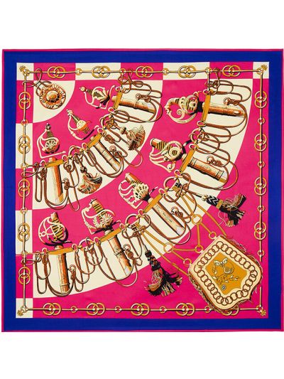 Saber High-Grade-3334 Twill Silk & Polyester 130*130 Scarf Kerchief
