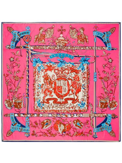 Royal Totems-fsdf4-2 Twill Silk & Polyester 130*130 Scarf Kerchief