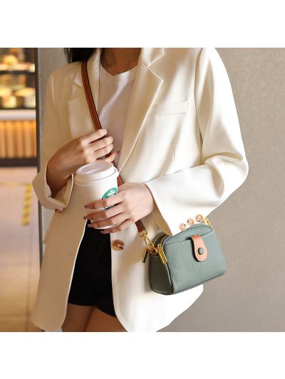 Cross body bag women summer genuine leather small sling bag new style lady handbags