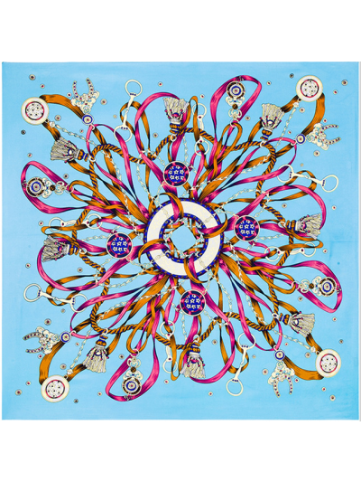 Life True Meaning-0545 Twill Silk & Polyester 100*100 Scarf Kerchief