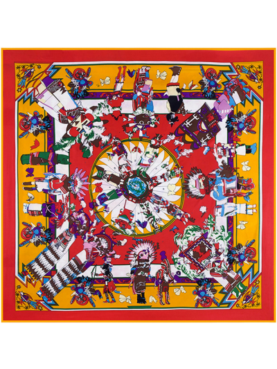 Myth Doll-0475 Twill Silk & Polyester 130*130 Scarf Kerchief