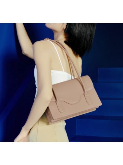 Classic Girl's Lovely Genuine Leather Shoulder Bag Message Bag Flap Bag