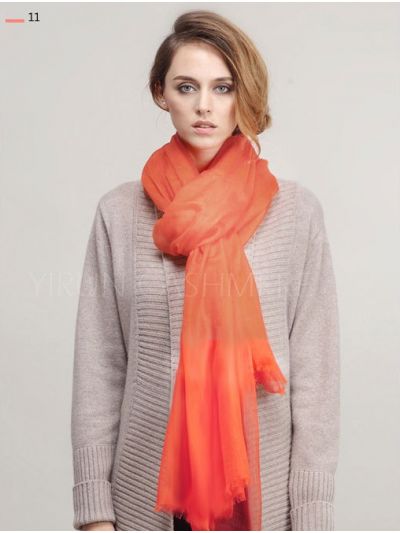 Inner Mongolia Super Soft 300NM 100%Pure cashmere women Scarf-C11018Y-11