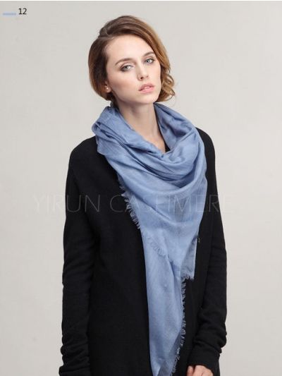Inner Mongolia Super Soft 300NM 100%Pure cashmere women Scarf-C11018Y-12