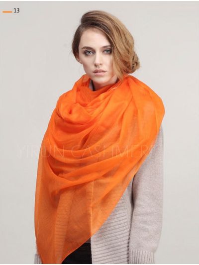 Inner Mongolia Super Soft 300NM 100%Pure cashmere women Scarf-C11018Y-13