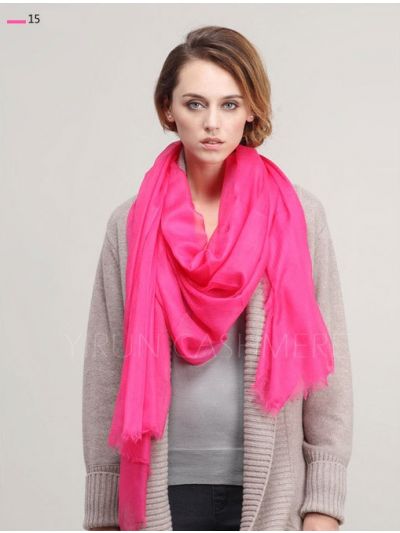 Inner Mongolia Super Soft 300NM 100%Pure cashmere women Scarf-C11018Y-15